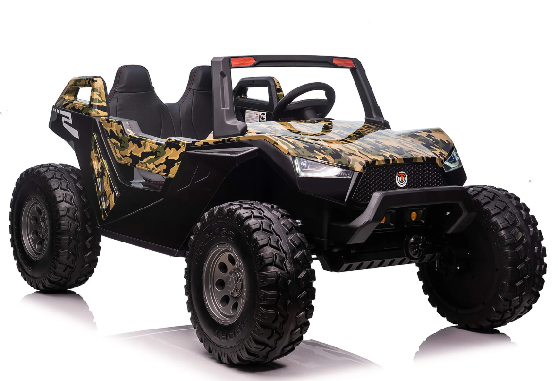 Super Buggy XL 4WD 24V Rubber Tires and Remote Control Ride-On