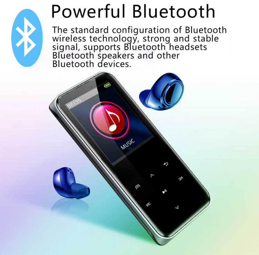 8GB MP4 Video Player With FM Radio and Built In Bluetooth