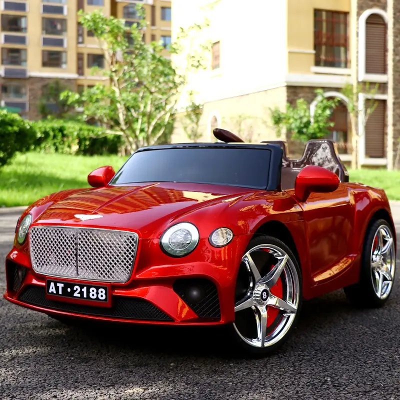 Bentley Continental GT Toddler Remote Control Ride On Car with Leather Seat