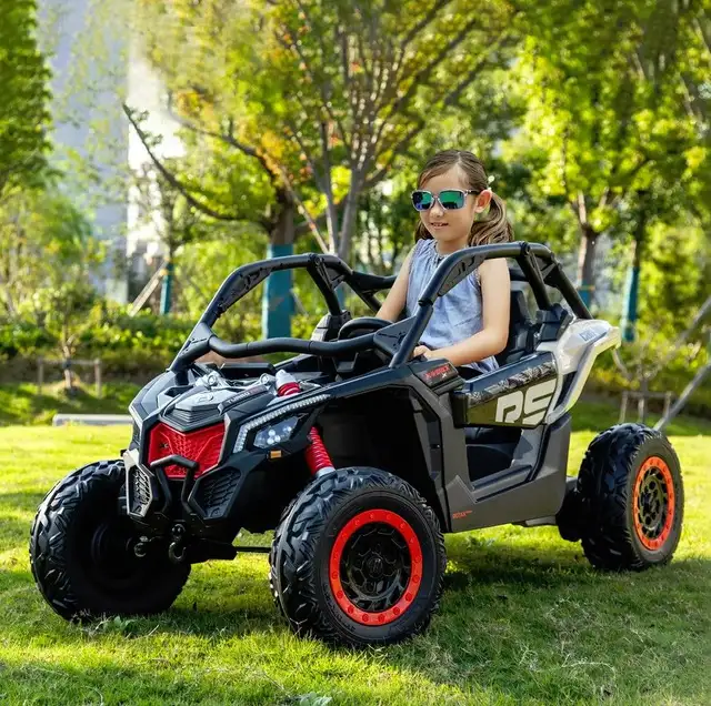 Can-Am 24V Remote Control Ride On SXS 2 Seater With 4 Motor 4WD