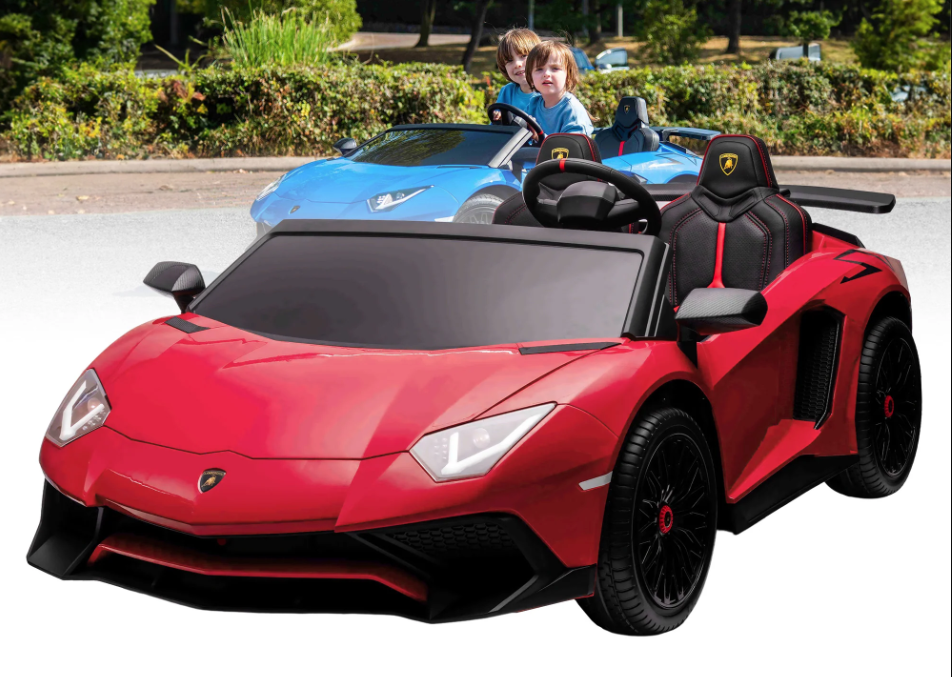 Big Kids 24V Lamborghini Aventador Ride On Car With 2 Seats