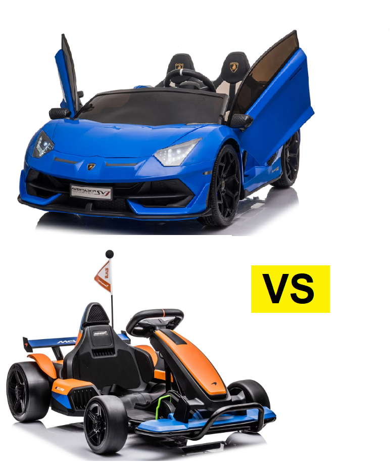 Lamborghini SVJ 24V vs. McLaren F1 Style Drift Go Kart
