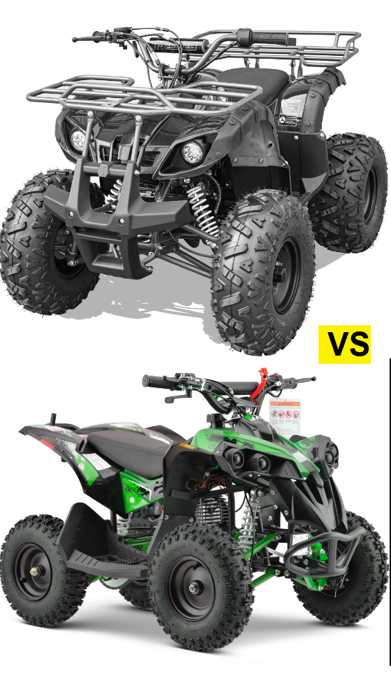 Motohead Bull 125cc vs. Motohead Renegade 40cc
