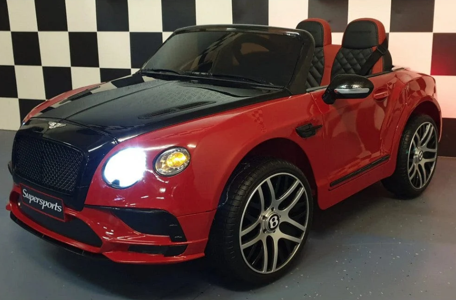 Bentley Continental GT Toddler Remote Control Ride On Car with Leather Seat