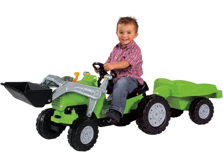 Big Constructor Ride On Loader With Trailer