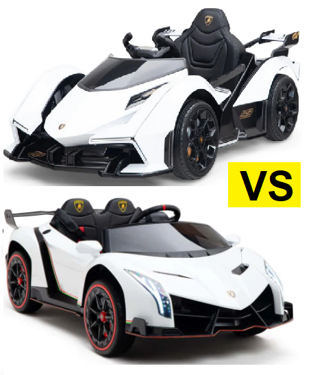 Lamborghini Vision GT 12V vs. Lamborghini Veneno 2-Seater