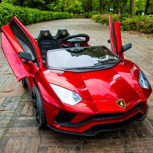 Unleash Your Toddler's Inner Speed Demon with the Lamborghini Aventador Roadster SV Toddler RC Ride On Supercar