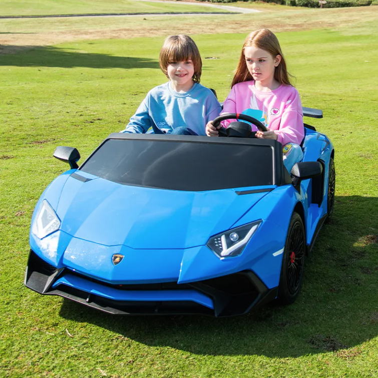 Lamborghini SVJ Two Seat 24V Remote Control Ride On Drift Car