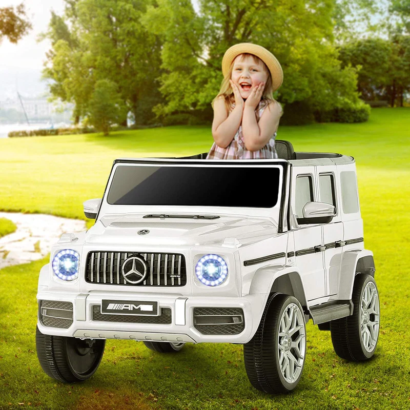 Mercedes-Benz 24 Volt 2 Seat 4WD Remote Control Ride On G63 AMG G Wagon WRubber Tires
