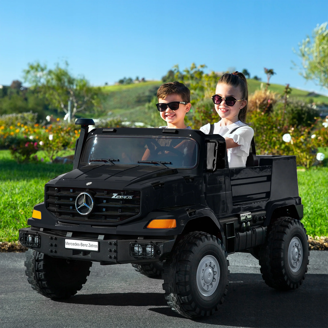 Mercedes Zetros 24 Volt Remote Control Ride On 2 Seat Truck