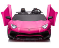 Big Kids 24V Lamborghini Aventador ride-on Car With 2 Seats pink