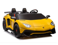 Big Kids 24V Lamborghini Aventador Ride On Car With 2 Seats