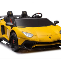 Big Kids 24V Lamborghini Aventador Ride On Car With 2 Seats