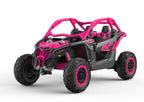 Can-Am 24V remote control ride-on SXS 2 Seater With 4 Motors 4WD pink