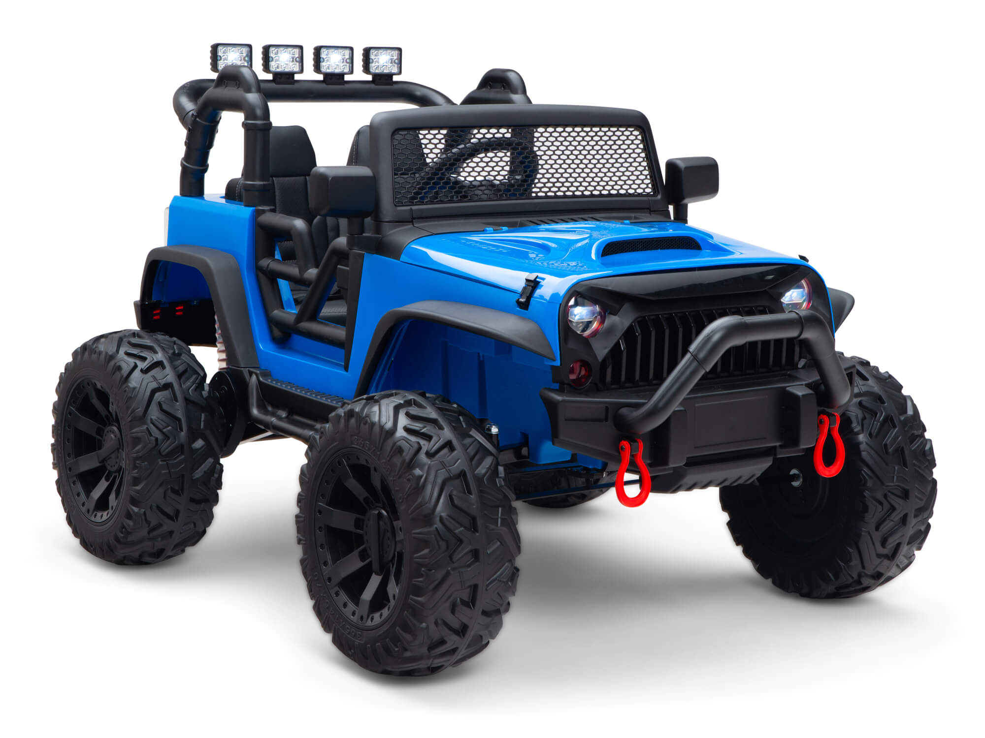 Crawler 24 Volt jeep Ride On Truck with 2.4G Remote Control and Rubber Wheels