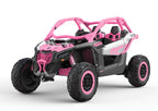 Can-Am 24V remote control ride-on SXS 2 Seater With 4 Motors 4WD pink