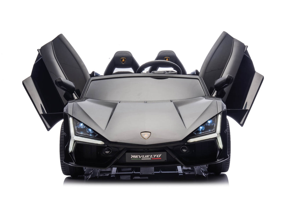 24V (9mph!) Lamborghini Revuelto Two-Seater Kids Ride-On Car