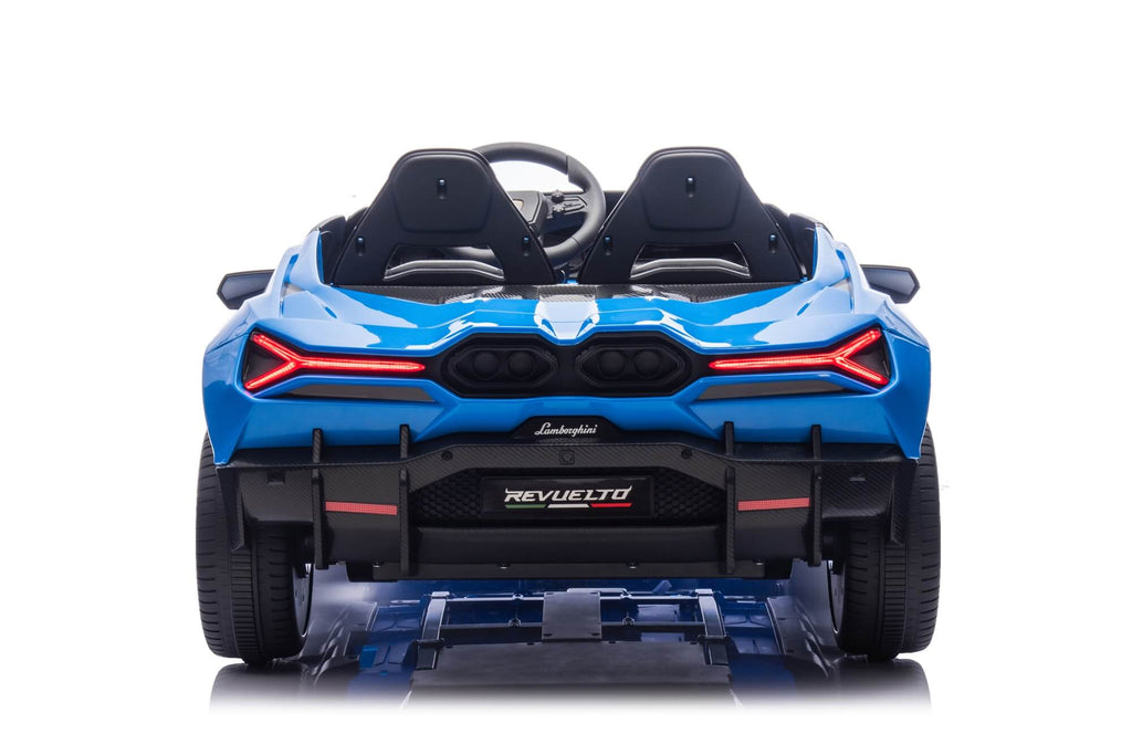 24V (9mph!) Lamborghini Revuelto Two-Seater Kids Ride-On Car