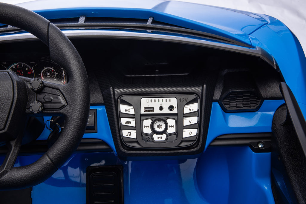 24V (9mph!) Lamborghini Revuelto Two-Seater Kids Ride-On Car