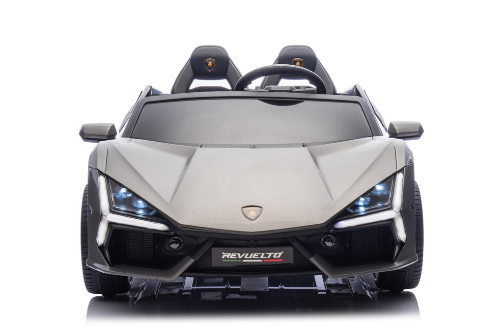 24V (9mph!) Lamborghini Revuelto Two-Seater Kids Ride-On Car