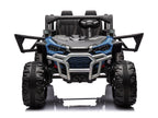 Blue Honda Talon 1000R 24V kids ride-on UTV with doors open