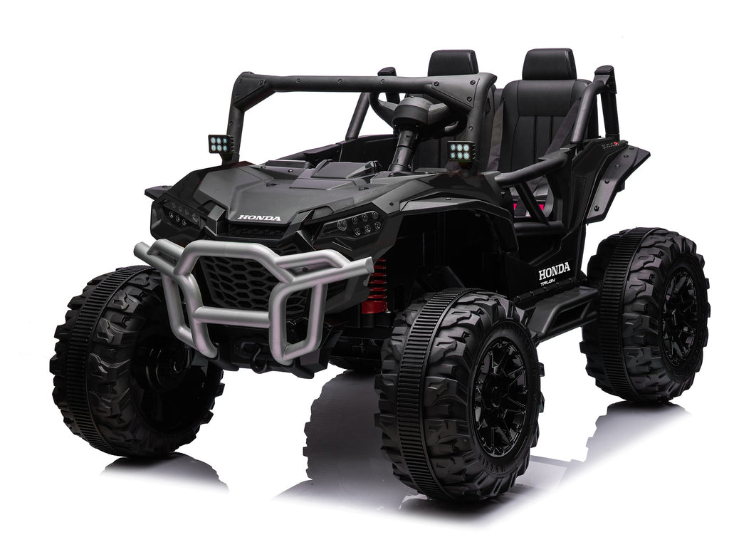 Black Honda Talon 1000R 24V kids ride-on UTV angled exterior view