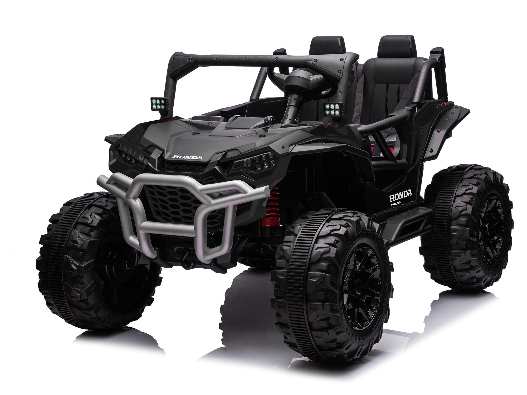 Black Honda Talon 1000R 24V kids ride-on UTV angled exterior view