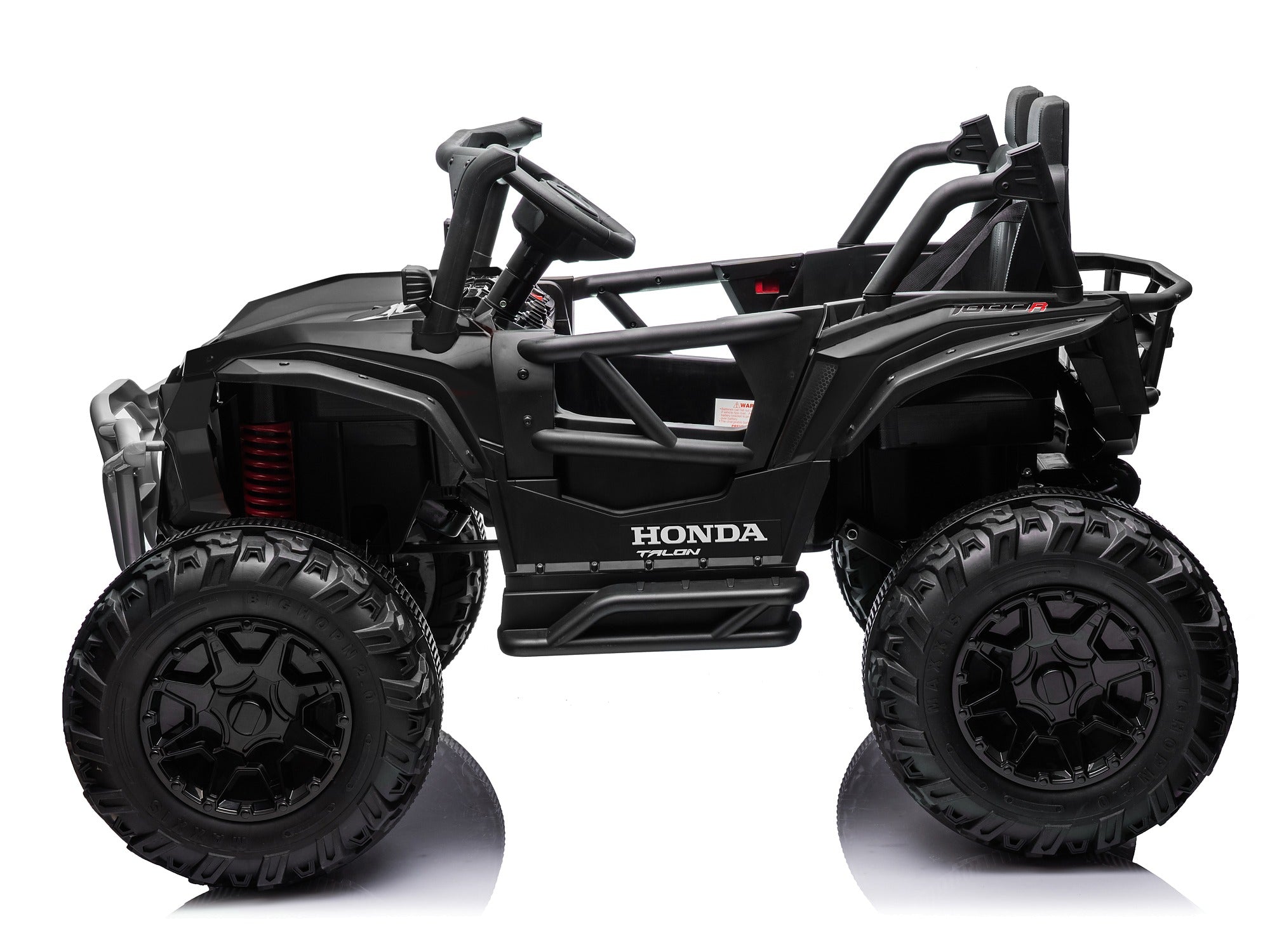Black Honda Talon 1000R 24V kids ride-on UTV side profile