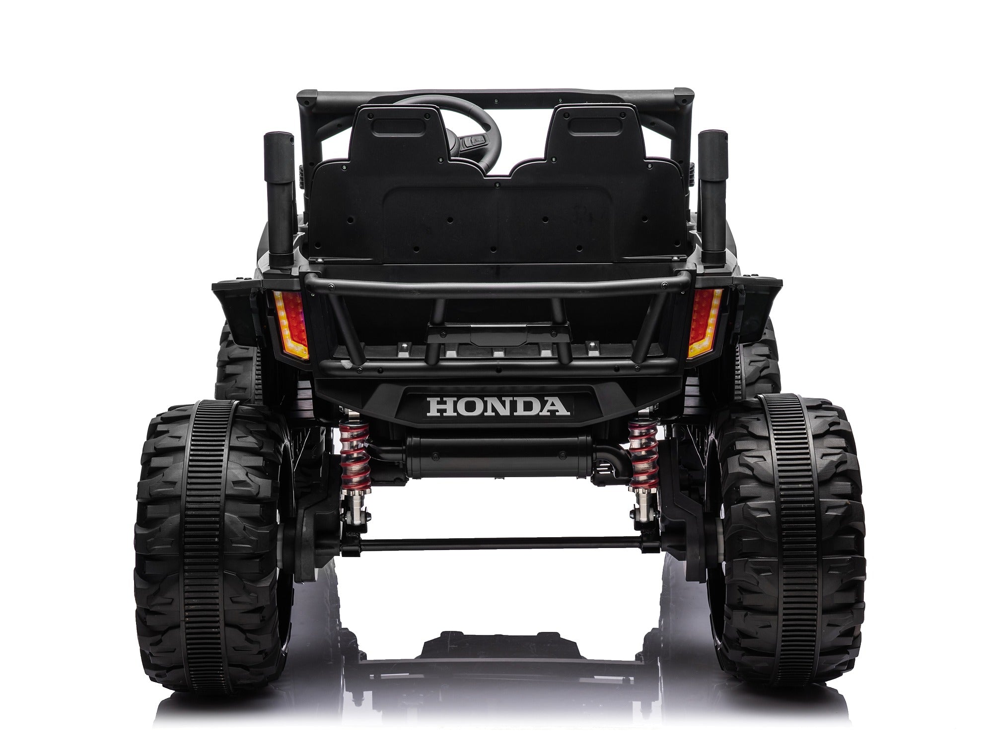 Black Honda Talon 1000R 24V kids ride-on UTV rear view