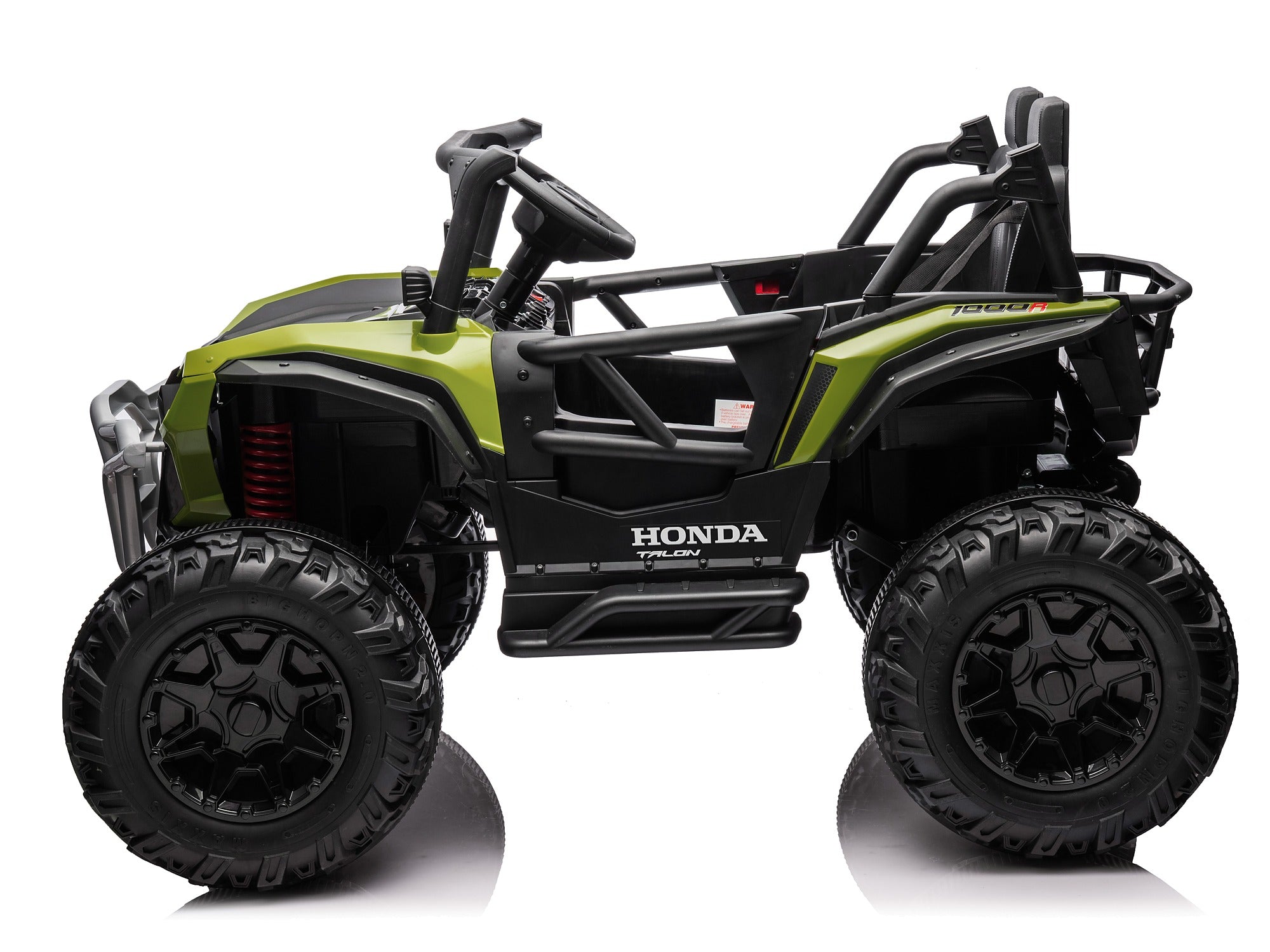 Green Honda Talon 1000R 24V kids ride-on UTV side profile