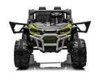Green Honda Talon 1000R 24V kids ride-on UTV with doors open