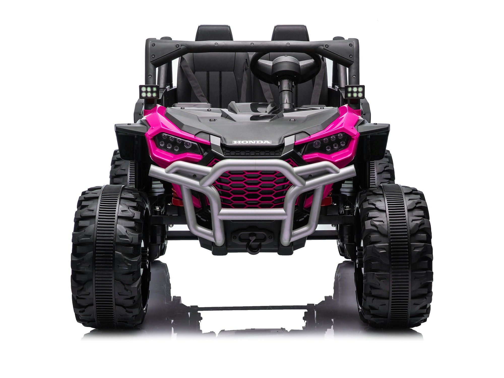 Pink Honda Talon 1000R 24V kids ride-on UTV front view