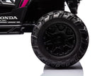 Pink Honda Talon 1000R 24V kids ride-on UTV foam rubber tire detail