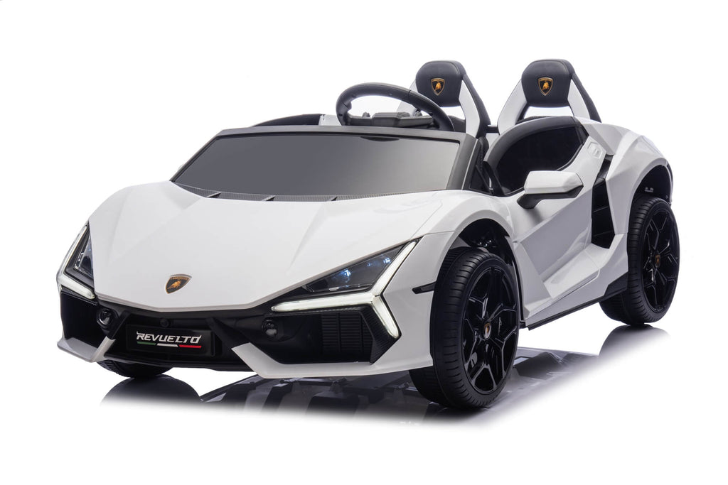 24V (9mph!) Lamborghini Revuelto Two-Seater Kids Ride-On Car