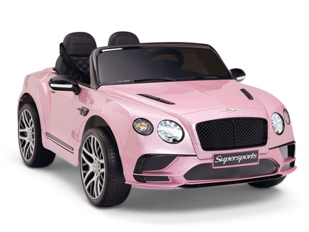 Pink Bentley car for second birthday present