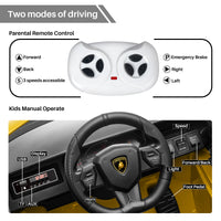 Lamborghini Sian Remote Control Ride On Sports Car for Toddlers
