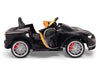 Side View Toddler Bugatti Remote Control Ride On Car with Rubber Tires