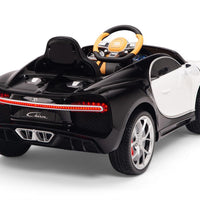 Toddler Bugatti Remote Control Ride On Sports Car with Rubber Tires
