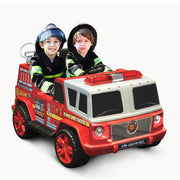 Fire Truck Ride On 2 Seat With Working Hose