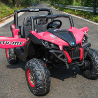 xmx 12v UTV Pink for toddler with remote control