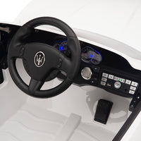 White Maserati GrandCabrio