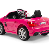 SL500 ride on car for toddlers with leather seat