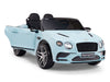 Baby blue ride on car with remote control