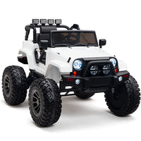 Wheelie 24 Volt jeep Ride On Truck with 2.4G Remote Control and Rubber Tires