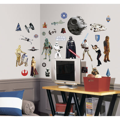 Star Wars Classic Peel And Stick Decals