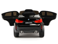 Black BMW X6 12V Ride On SUV W/Opening Doors and 2.4G Remote Control