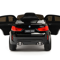 Black BMW X6 12V Ride On SUV W/Opening Doors and 2.4G Remote Control