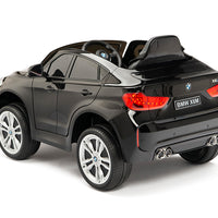 Rear of BMW X6 12V Ride On SUV W/Opening Doors and 2.4G Remote Control