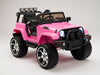 Pink jeep with remote control and 4WD Four Motors