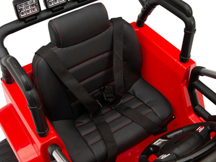 power wheel leather seat
